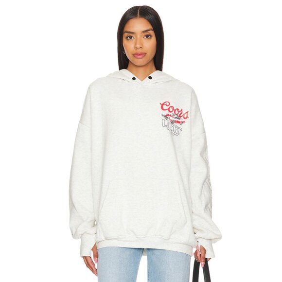 The Laundry Room Coors Racing Hideout Hoodie Pebble Heather Womens Size Small - Picture 1 of 13